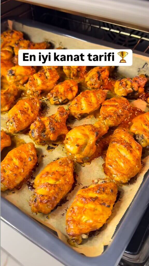 Mangal Tadında Fırında Tavuk Kanat Tarifi